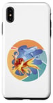Coque pour iPhone XS Max Poisson rouge et requin Soyez intrépide Soyez courageux