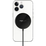 Aura Mini - The Magnetic Wireless Charging Pad, Black