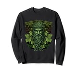 Traditional Pagan Celtic Greenman Sweatshirt