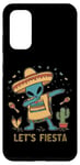 Galaxy S20 Let's Fiesta Cinco De Mayo Dabbing Mexican alien-Poncho Case