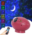 Star Projector, UNIFUN Galaxy Projector with Bluetooth Music Speaker 4-in-1 LED Nebula Cloud Projector for Kids Adults Bedroom,Home, Theatre,Party and Night Light Ambience. (Green Star)