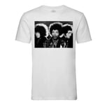 T-Shirt Homme Col Rond The Jimi Hendrix Experience Rock 70's Vintage Groupe