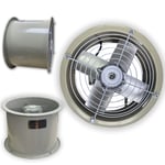 Powerstar Electricals Ltd (20" Inches 500mm) Powerful Commercial Axial Metal Canopy Extractor Exhaust Duct Fan 12" 16" 18" 20"