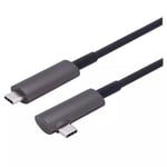 NÖRDIC aktiv AOC Fiber 75 m USB-C til USB-C VR Link-kabel for Oculus Quest 2 USB3.2 Gen2 10 Gbps Super Speed VR Link-kabel