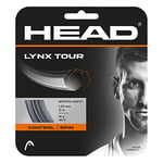 HEAD Lynx Tour Corde de Tennis Unisexe pour Adulte Gris 1,20 mm/18 g