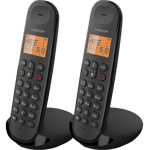 Téléphone Fixe sans fil Duo Logicom Iloa 250 Noir