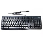 Logitech K120 Keyboard Wired USB Hungarian QWERTY Black 920-002491