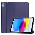 iPad 10.9" 2022 / iPad 11" 2025 tri-fold fodral - Blå
