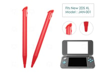 2 x Red Stylus for New Nintendo 2DS XL/LL Plastic Replacement Parts Pen  new
