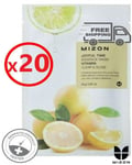 MIZON Face Mask Sheet Mask Joyful VITAMIN C (20PCS)