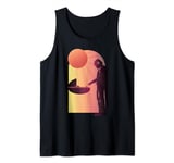 Star Wars The Mandalorian The Child Discovery Silhouette Tank Top