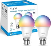 TP-Link TAPO L530B Smart Wi-Fi Light Bulb - Multicolor (Pack of 2)