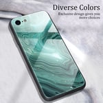 IPhone SE 2022 etc. cover i marmor - Grønt