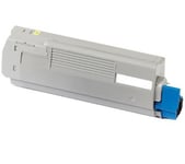 Kompatibel OKI C610 - 44315305 Y Toner 6000 sidor