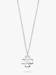 DPT Antwerp Chance Diamond Pendant Necklace, Silver