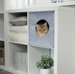 Cat cave Anton grå (passar Expedit och Kallax)