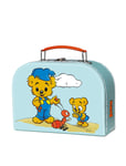 Bamse Pappväska Turkos Home Kids Decor Storage Storage Boxes Multi/patterned Bamse