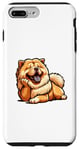 Coque pour iPhone 7 Plus/8 Plus Chow chow chien mignon drôle chow chow art kawaii chien