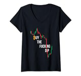 Womens Buy The Fucking Dip Bitcoin V-Neck T-Shirt