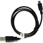 vhbw câble de données USB sync hotsync avec fonction de charge compatible avec NAVIGON 8450 live, 70 Plus live, 72 Plus live etc.