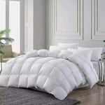 Bedding Home Duck Feather & Down Box Stitched Duvet Quilt Single Double King Super King 13.5 TOG (Super King)