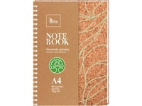 Colonn Anteckningsbok A6, Cordboard, 70G/M2, 80 Fickor