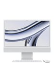 Apple Imac (M3, 2023) 24 Inch With Retina 4.5K Display, 8-Core Cpu And 10-Core Gpu, 256Gb Ssd - Silver - Imac Only