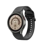 System-S Bracelet 20mm en Silicone pour Samsung Galaxy Watch 5 4 Smartwatch Noir, Noir, Eine Grösse