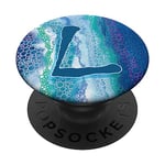 Monogram Initial Letter L Pop Socket for Phone PopSockets L PopSockets Swappable PopGrip