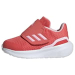 adidas Unisex Baby RunFalcon 3.0 Hook-and-Loop Shoes Sneaker, Scarlet/Clear Pink/Cloud White, 5.5 UK Child