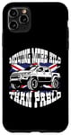 iPhone 11 Pro Max UK England Union Flag 4x4 Off Road Truck Shirt For Men Women Case