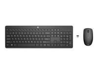 HP 650 - Ensemble clavier et souris - sans fil - QWERTZ - Suisse - noir - pour Pavilion Plus Laptop 14-eh0660nd; Portable 15-dw1025nk