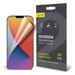 Olixar for iPhone 12 Pro Screen Protector Film - Anti-Scratch, Bubble Free, HD Clear Clarity TPU Flexible Film Full Coverage Case Friendly - Easy Application - Clear