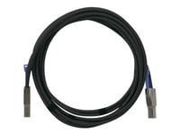 Qnap - Extern Sas-Kabel - Sas 12Gbit/S - 36 Pin 4X Mini Sas Hd (Sff-8644) (Hane) Till 36 Pin 4X Mini Sas Hd (Sff-8644) (Hane) - 2 M - Svart - För Qnap Qxp-1620S-B3616w