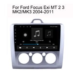 Car Stereo Navigation GPS Multimédia Radio Navi avec Bluetooth WiFi à écran Tactile Lecteur Automatique Double Din - pour Ford Focus Exi MT 2, 3 Mk2 / Mk3 2004-2011 9 Pouces