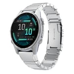 Garmin Fenix 8 AMOLED 43mm Klockarmband i rostfritt stål - Silver