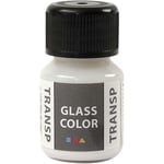creativ company glassmaling transparent 30 ml glasfärg transparent, vit, ml/ 1 flaska
