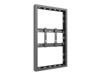 Multibrackets M Pro Series - Hölje - Antistöld - för digital skylt - liten - stål - svart - skärmstorlek: 43 - väggmonterbar