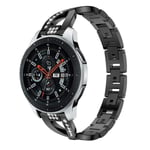 INF Armband Samsung Galaxy Watch 46mm Gear S3 Frontier/classic - Sva Svart