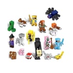 Set of 16 Pieces Minecraft building blocks toy
