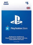 Sony PlayStation Store 5 GBP Gift Card