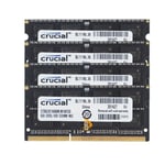 Crucial 4x 8GB 2Rx8 PC3L-12800S DDR3L 1600Mhz Test SODIMM RAM Laptop Memory $h5g