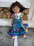 Disney Store Encanto Mirabel Soft Toy Doll Princess Plush 17” New❤️