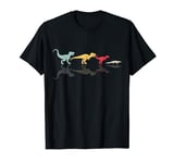 Dinosaur Crocodile Evolution Fun Paleontology T-Shirt