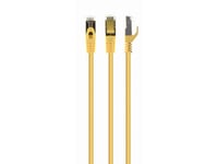 Cablexpert - Patch-Kabel - Rj-45 (Hane) Till Rj-45 (Hane) - 20 M - 6.2 Mm - S/Ftp - Cat 6A - Halogenfri, Formpressad, Hakfri - Gul