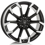 Aluett 88 Black Matt 8x18 5/114 ET45 B70.4 - Aluminiumfälgar
