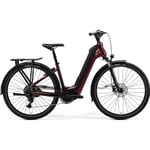 Hybridcykel El Merida eSpresso City 400 EQ Burgundy Red/Black M 2025