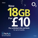 O2 8GB Pay As You Go SIM Card