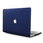 Convient Pour Apple Laptop Protective Case Macbook Protective Case 14-Inch Computer Protective Case Pu Leather Case-Lychee Pattern Dark Blue- (Hollow Hollow) 2021pro16(A2485/A2780)