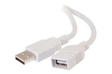 C2G 2m USB Extension Cable - USB A Male to USB A Female Cable - USB-kabel - USB till USB - 2 m